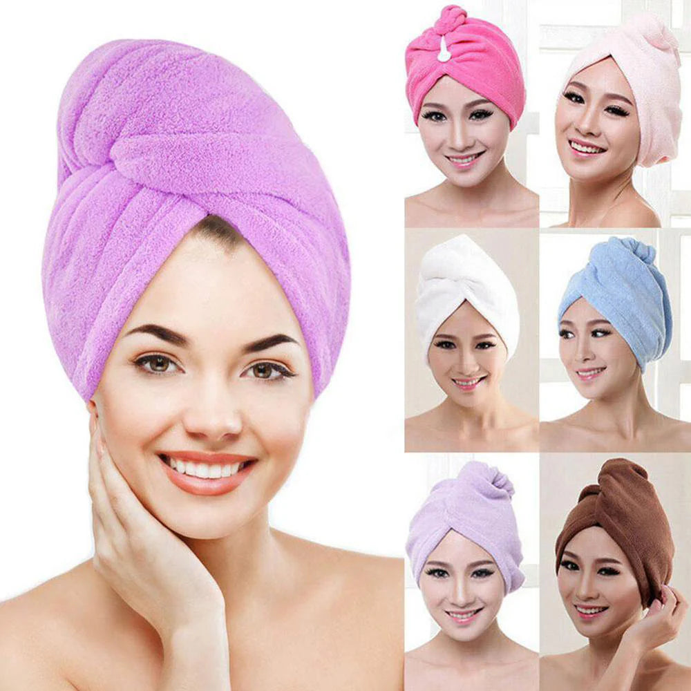 Hair Cotton Towel - منشفة رأس قطن