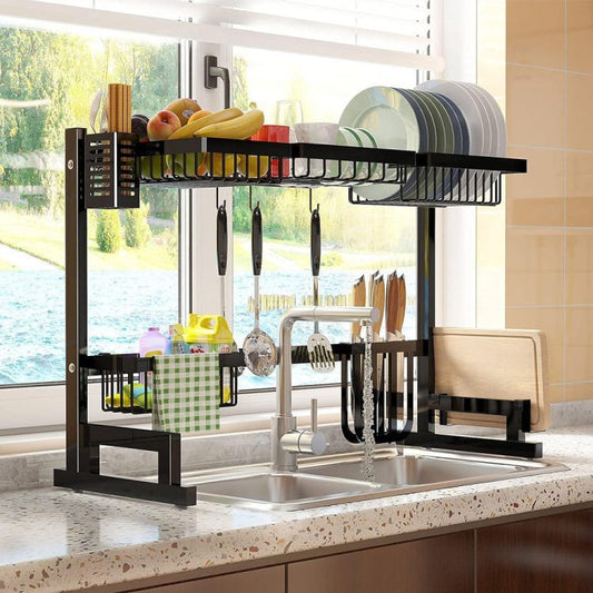 Kitchen Rack Dish Drying Rack Over The Sink