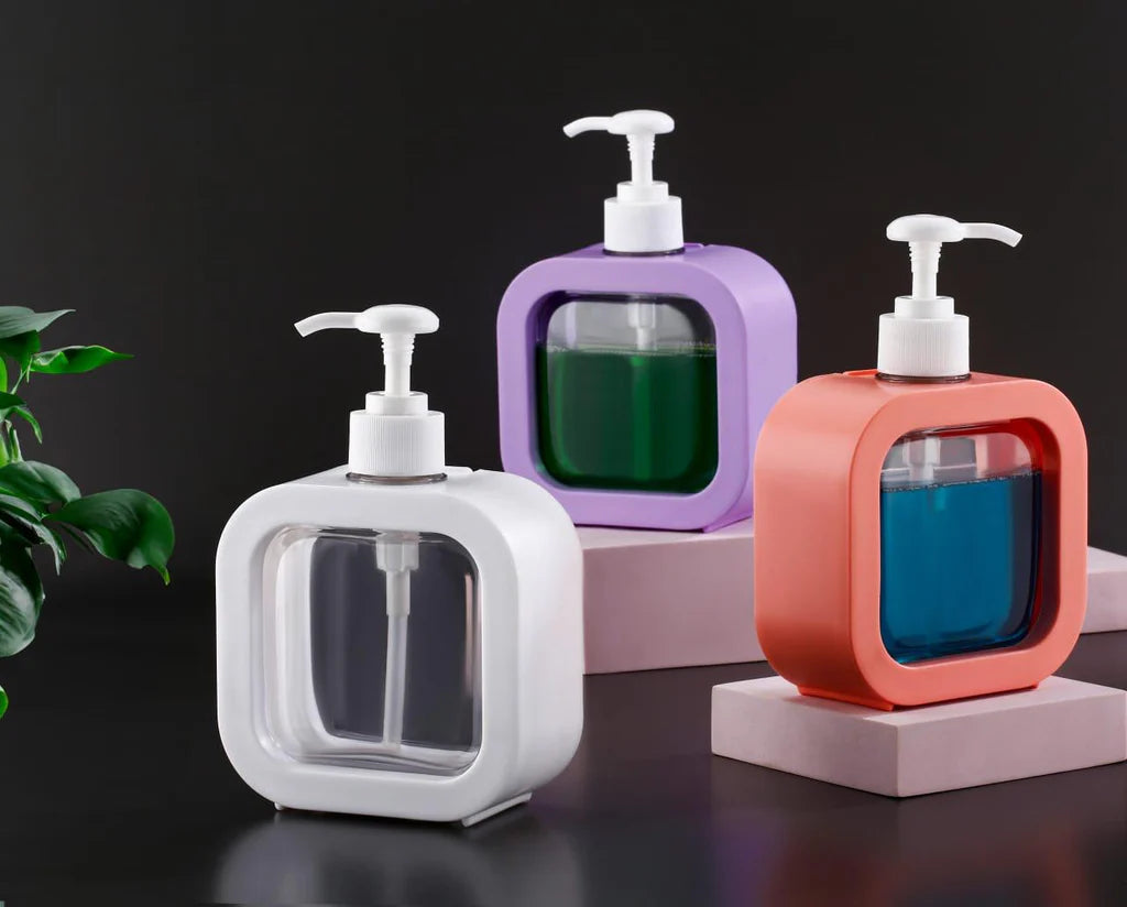 Transparent Soap Bottle - علبة صابون شفافة