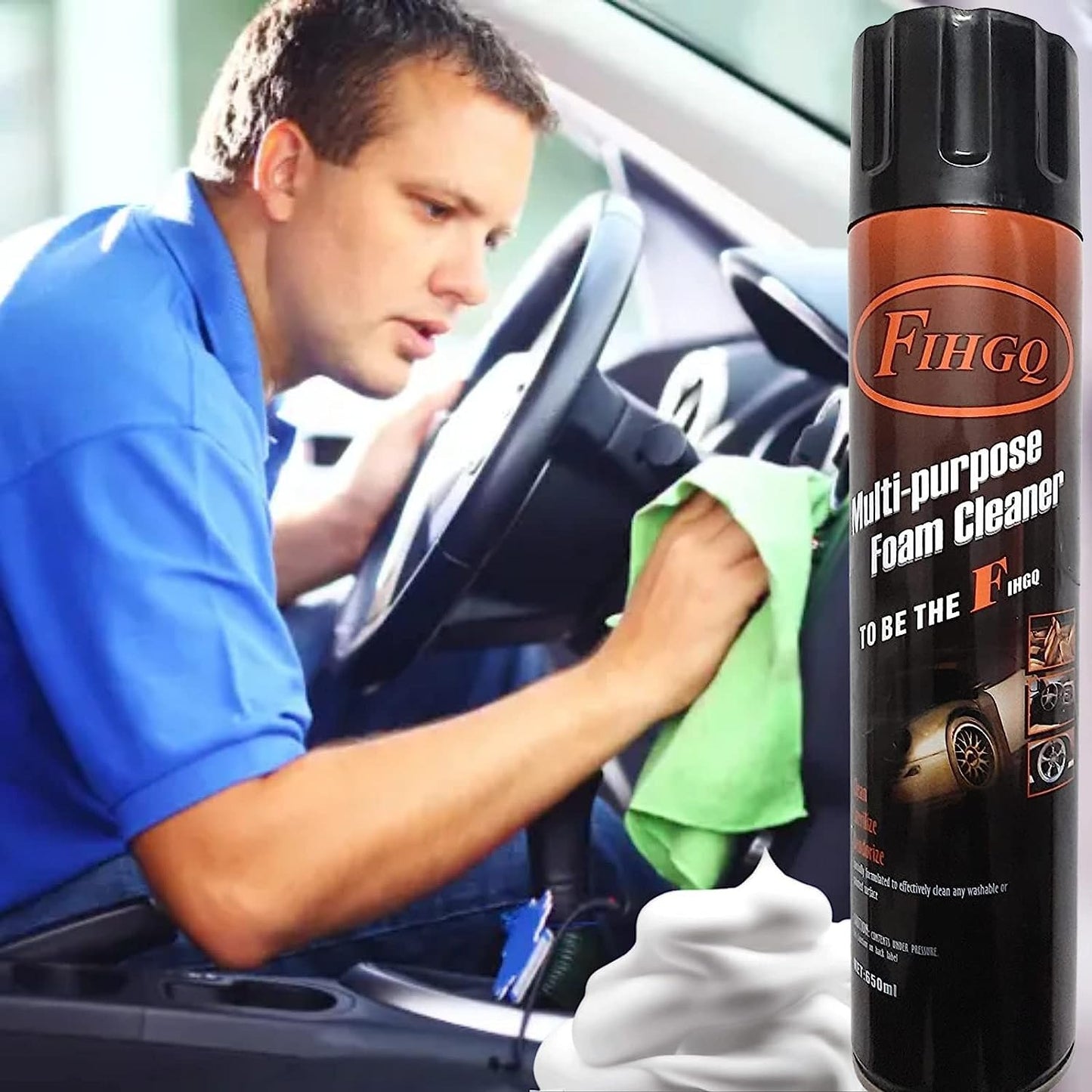 Car Seats Foam Cleaner - فوم تنظيف فرش السيارات