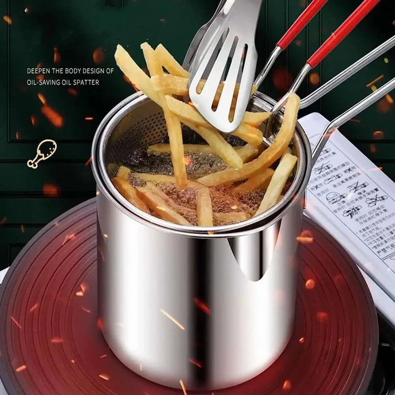 Deep Frying Pot - مقلى ستانلس