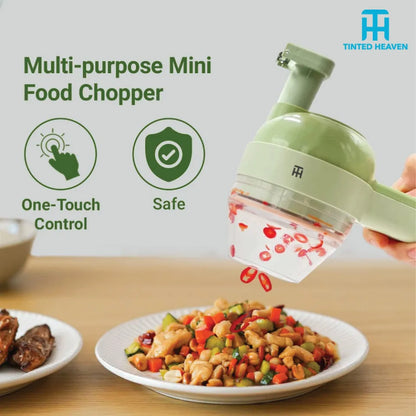 Electric rechargeable vegetable chopper