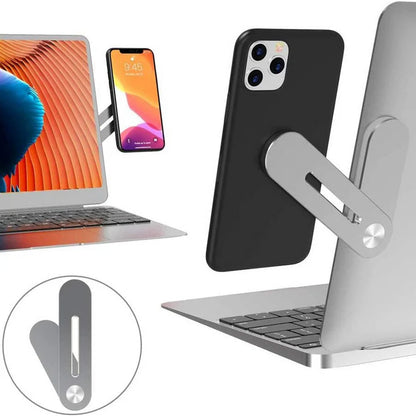 Magnetic Laptop Phone Holder - ستاند هاتف باللابتوب مغناطيس