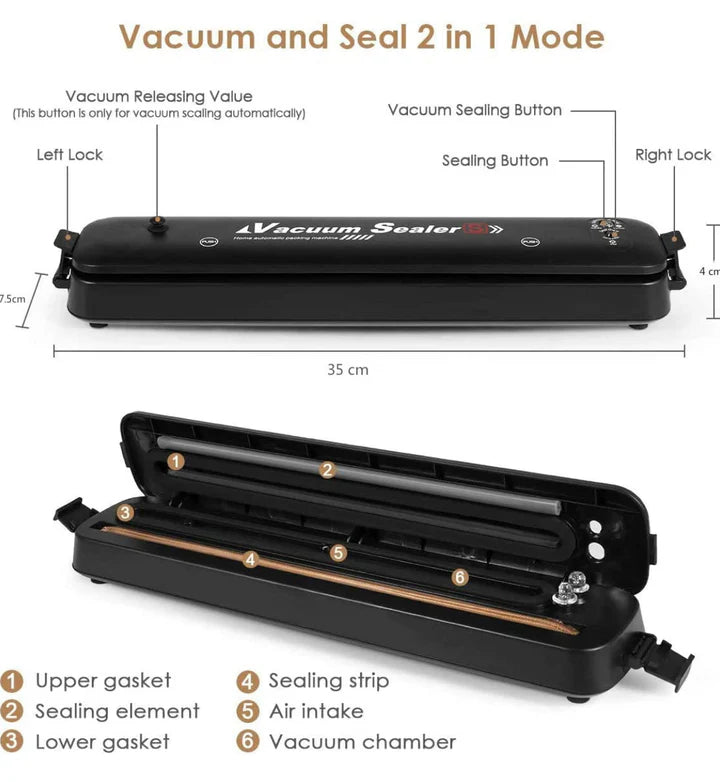 Vacuum Sealer - جهاز التغليف الحراري