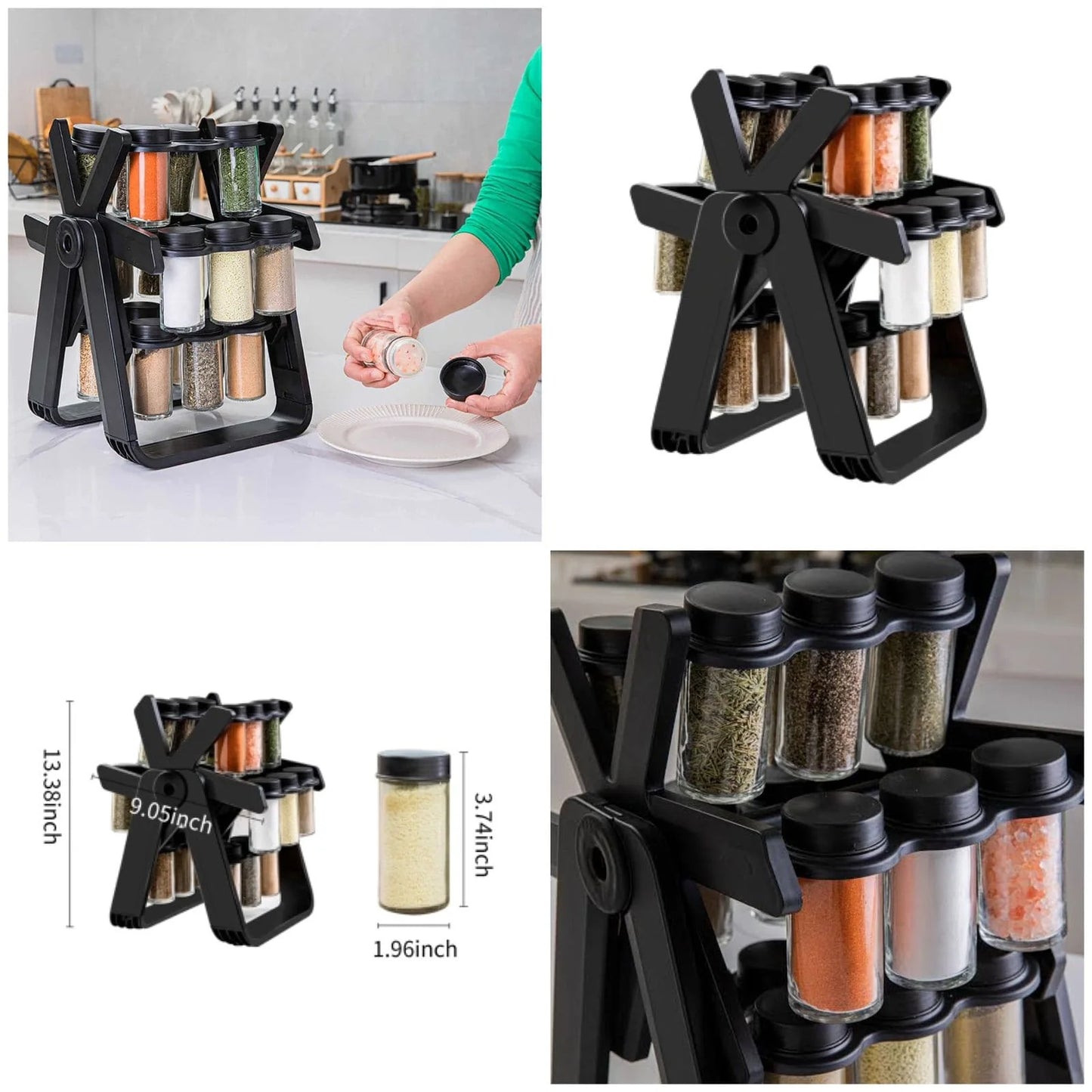Rotating Spice Rack - ستاند بهارات قلاب