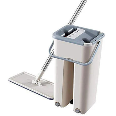 Microfiber flat mop with bucket