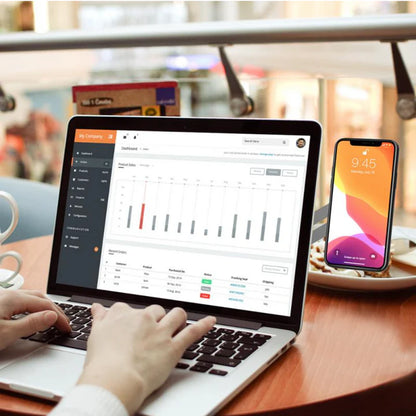 Magnetic Laptop Phone Holder - ستاند هاتف باللابتوب مغناطيس