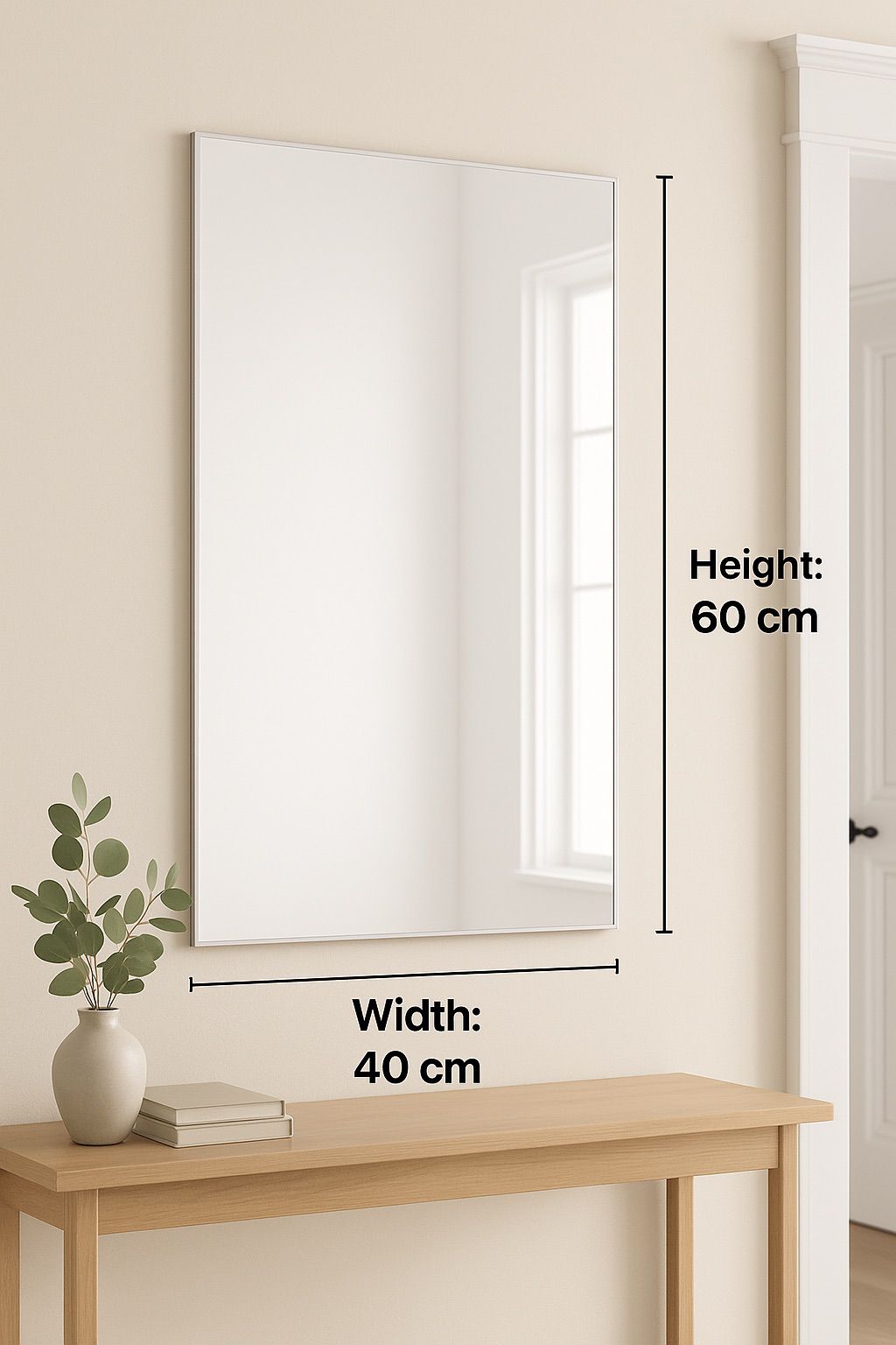 Unbreakable Adhesive Mirror - مرآة تلزيق غير قابلة للكسر