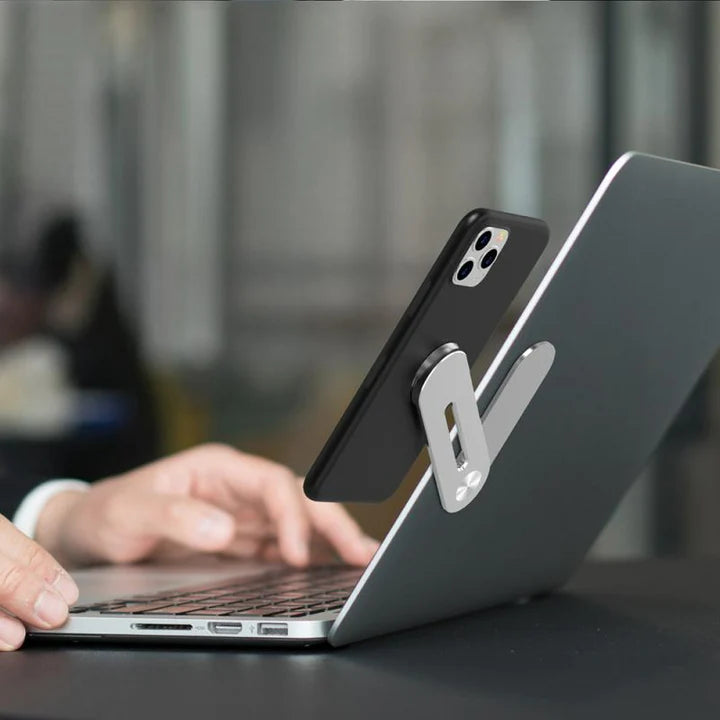 Magnetic Laptop Phone Holder - ستاند هاتف باللابتوب مغناطيس