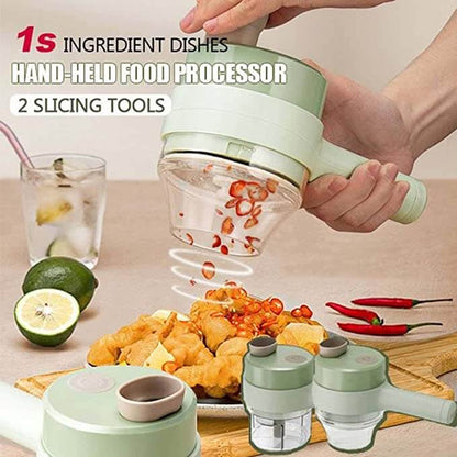 Electric rechargeable vegetable chopper