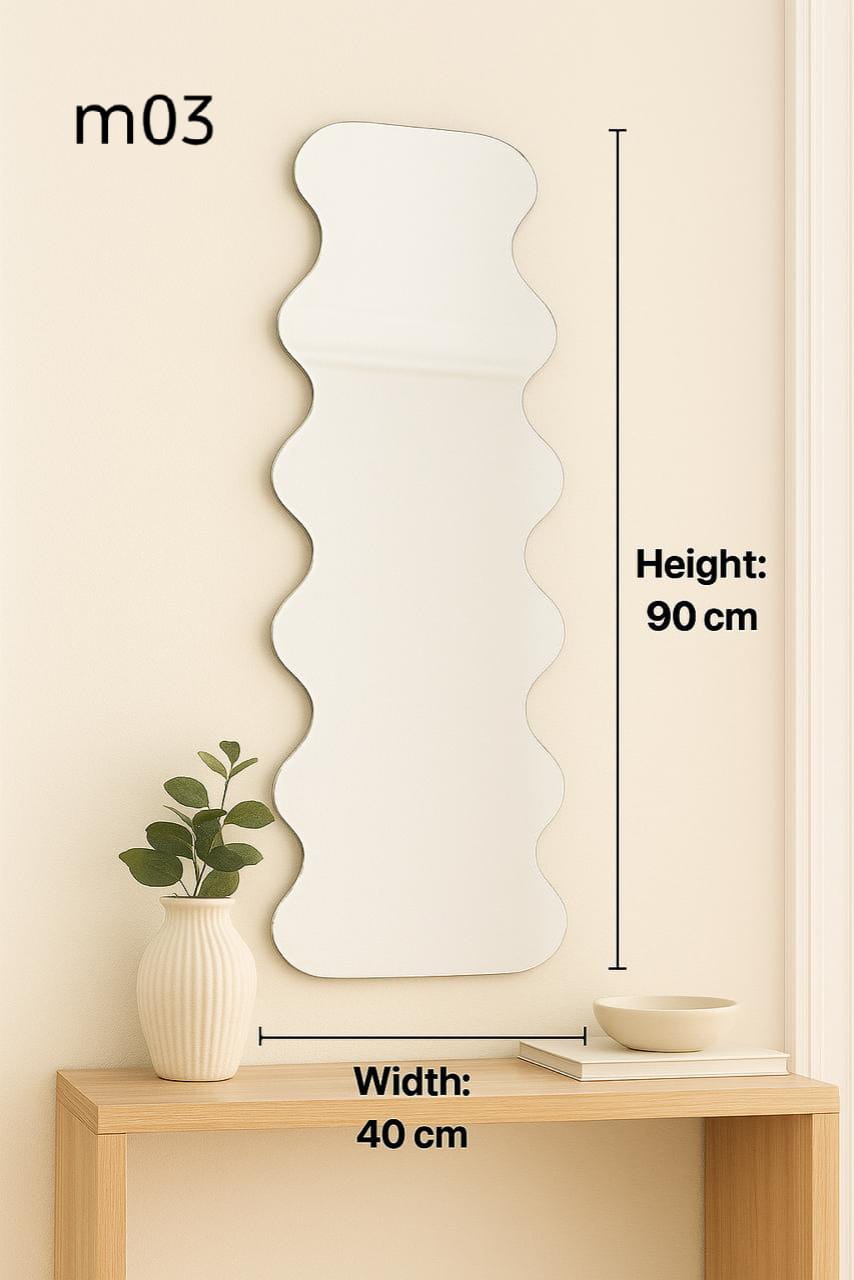 Unbreakable Adhesive Mirror - مرآة تلزيق غير قابلة للكسر