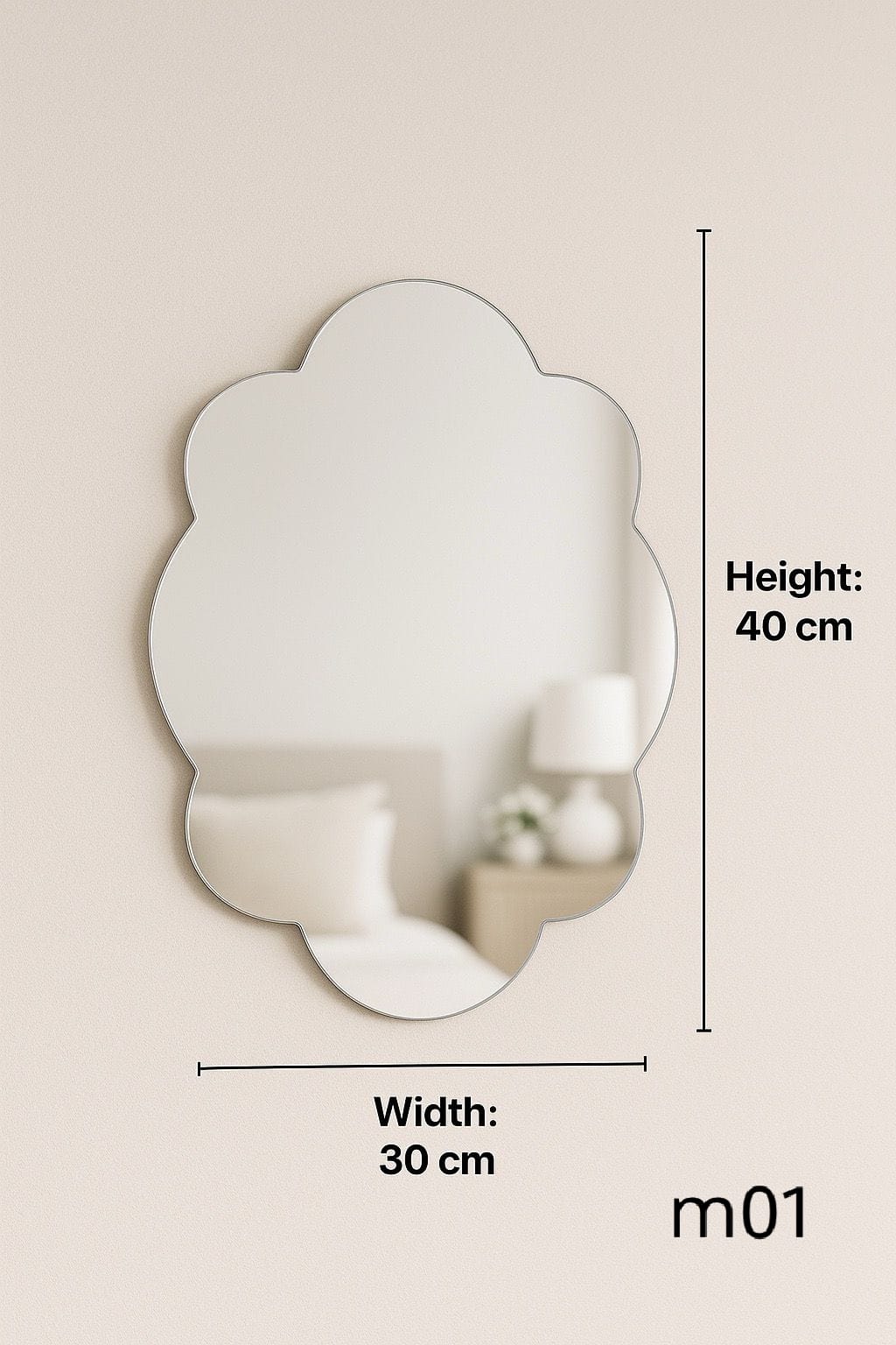 Unbreakable Adhesive Mirror - مرآة تلزيق غير قابلة للكسر