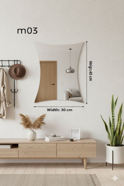 Unbreakable Adhesive Mirror - مرآة تلزيق غير قابلة للكسر