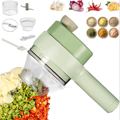 Electric rechargeable vegetable chopper