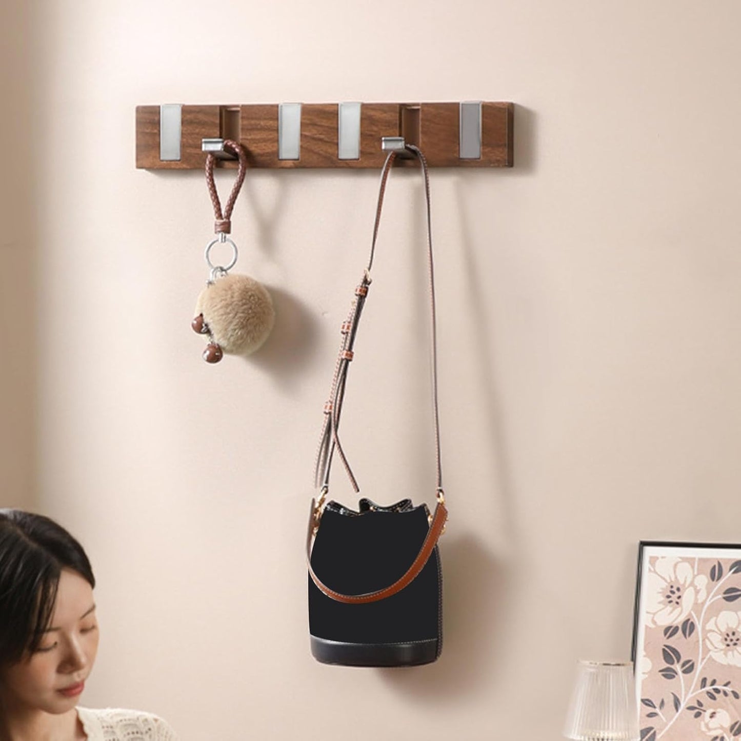 Wall mounted Entryway Coat Hanger تعليقة مدخل ثقيلة