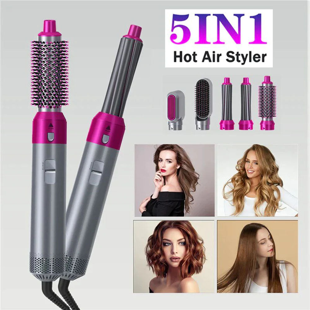 5 in 1 Hot Air Styler hair straightener